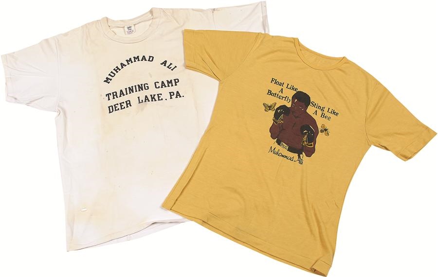 Two Incredible Muhammad Ali T-Shirts