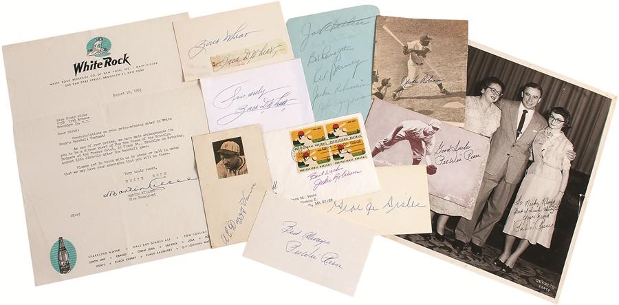 Jackie Robinson & Brooklyn Dodgers - Incredible Brooklyn Dodgers Autograph Collection with 3x Jackie Robinson (225+)