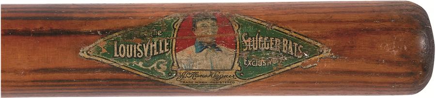 Antique Sporting Goods - Honus Wagner Decal Bat
