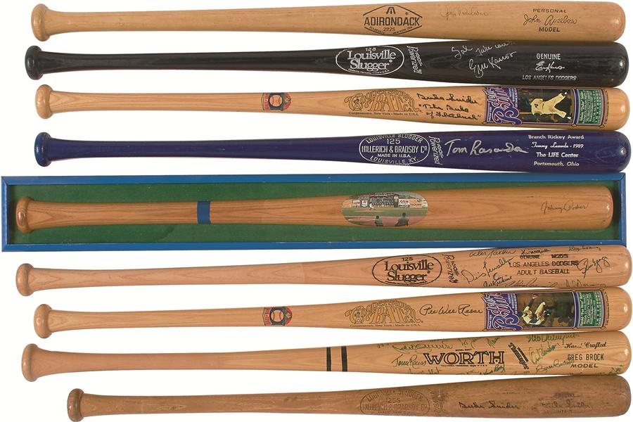 Sal LaRocca Brooklyn & Los Angeles Dodgers Bat Collection (18)