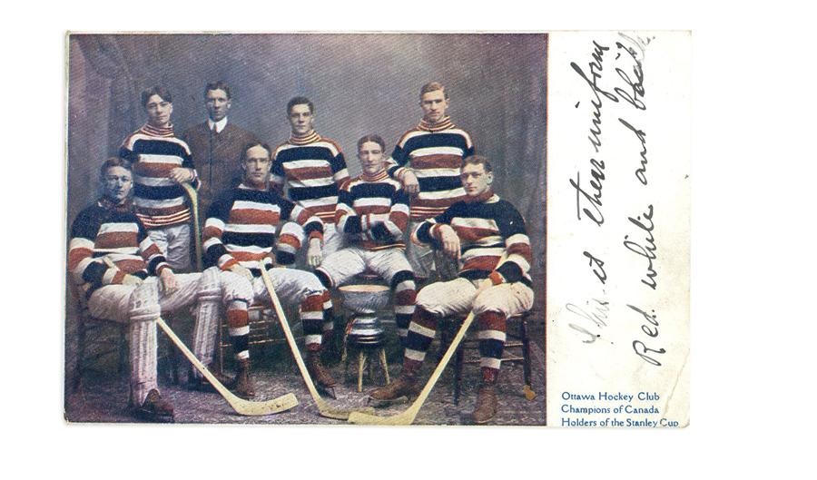 - 1906 Ottawa Senators "Holders of the Stanley Cup" Champions of Canada Postcard