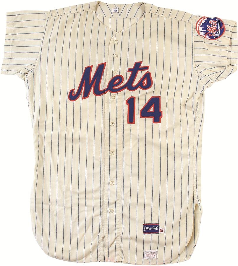 Baseball Equipment - Important 1969 Gil Hodges New York Mets Game Worn Jersey Worn in Pennant Clinching Game - Worn To Clinch Pennant w/Photo-Match & Likely World Series Use