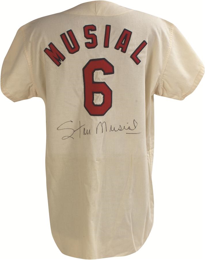 - 1963 Stan Musial St. Louis Cardinals Last Game Jersey
