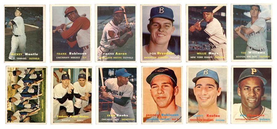 - 1957 Topps Baseball Complete Set