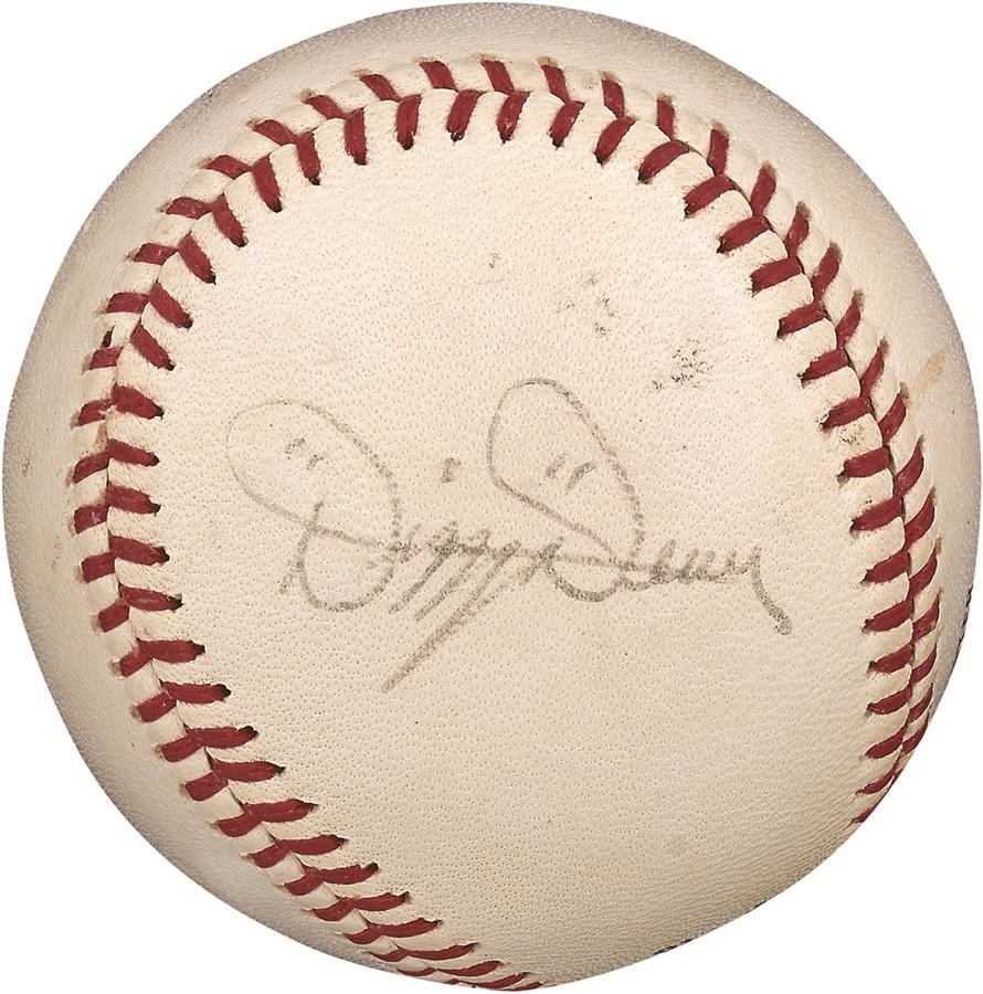 High Grade Dizzy Dean Single-Signed Baseball Signed for Mike Shannon