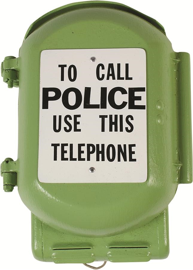 Mantle and Maris - New York City Police Call Box Circa 1961 (Mantle-Maris Era)