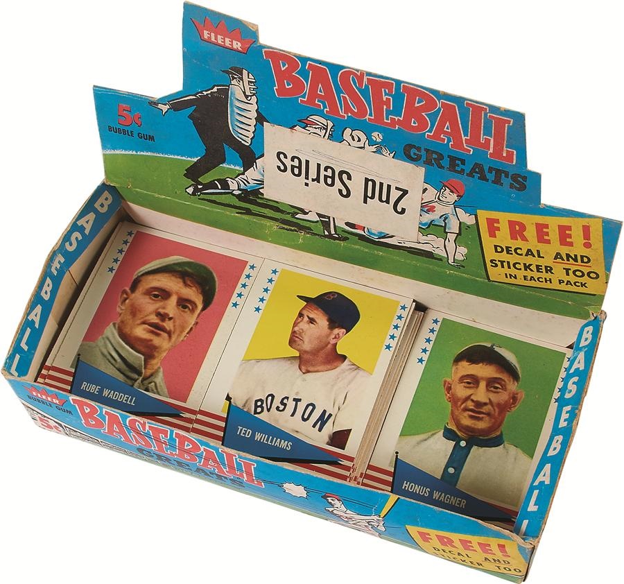High Grade Collection of 1961 Fleer All-Time Greats with Box (99)