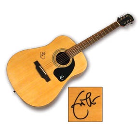 John Brennan - Eric Clapton Autographed Guitar