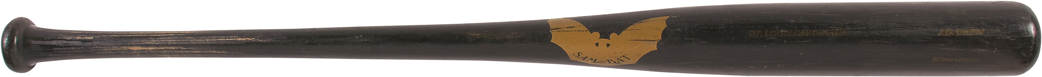 St. Louis Cardinals - 2001 Albert Pujols and J.D. Drew Game Used SAM Bat - Pujols Rookie Year (PSA LOA)