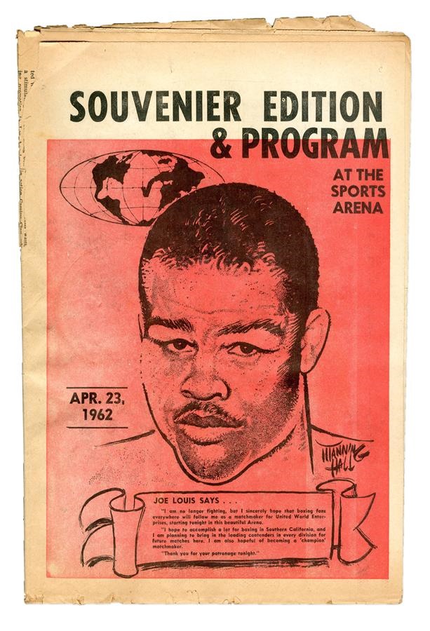 Cassius Clay/Muhammad Ali Program Collection - 1962 Cassius Clay vs. George Logan On-Site Program