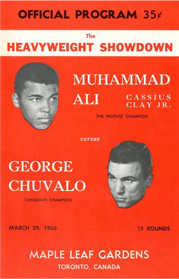 - 1966 Muhammad Ali vs. George Chuvalo I On-Site Program