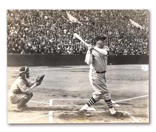 1934 Tour of Japan Famous Photograph of Ruth (8x10")