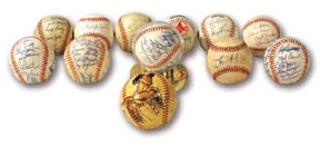 - Signed Baseball Collection (40)