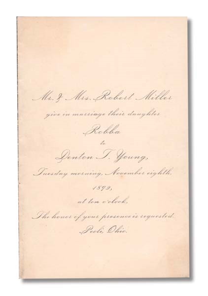 Cy Young - 892 Cy Young Wedding Invitation