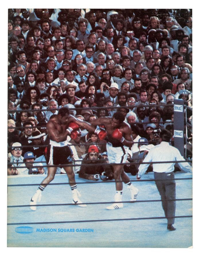 Cassius Clay/Muhammad Ali Program Collection - 1977 Muhammad Ali vs. Earnie Shavers On-Site Program
