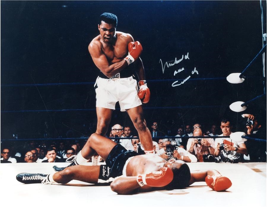 Muhammad Ali aka Cassius Clay Signed Photograph Collection (4)