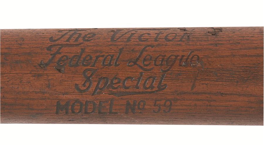 - Circa 1914 Federal League Bat
