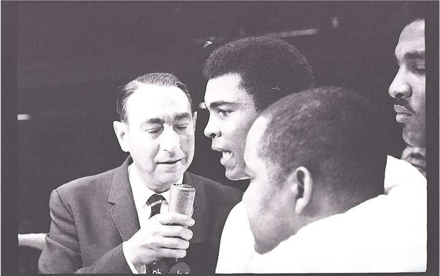 Collection of Muhammad Ali's Manager's Personal Ph - Muhammad Ali & George Chuvalo w/Howard Cosell From-The-Camera Negatives (8)