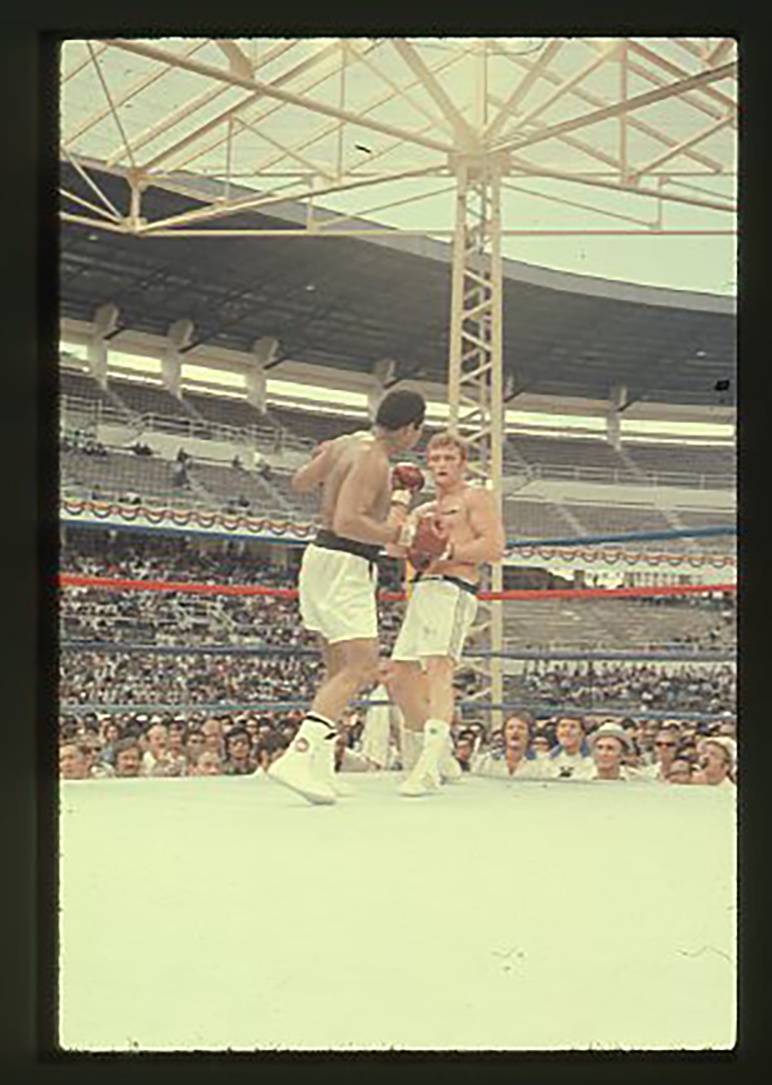 Collection of Muhammad Ali's Manager's Personal Ph - 1975 Muhammad Ali vs. Joe Bugner II 35mm From-The-Camera Fight Negatives (18)