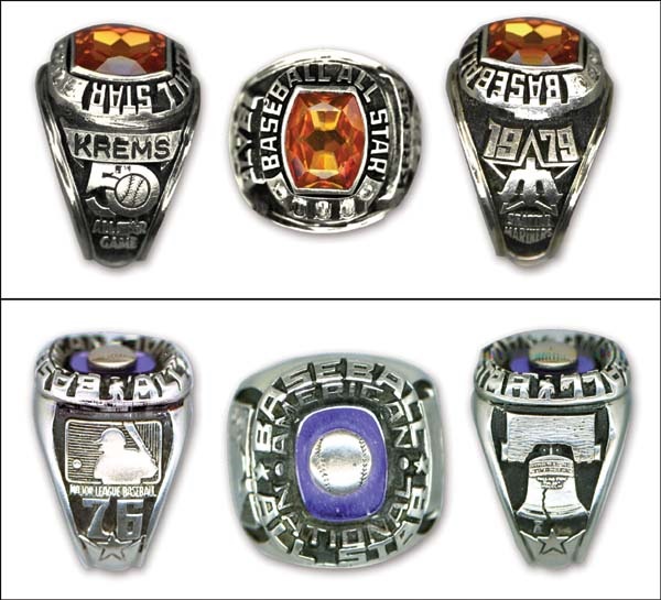 Jewelry and Pins - 1976 & 1979 Baseball All-Star Rings