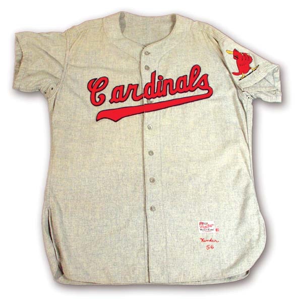 1956 Kinder/Konstanty/Wilhelm Game Worn Jersey