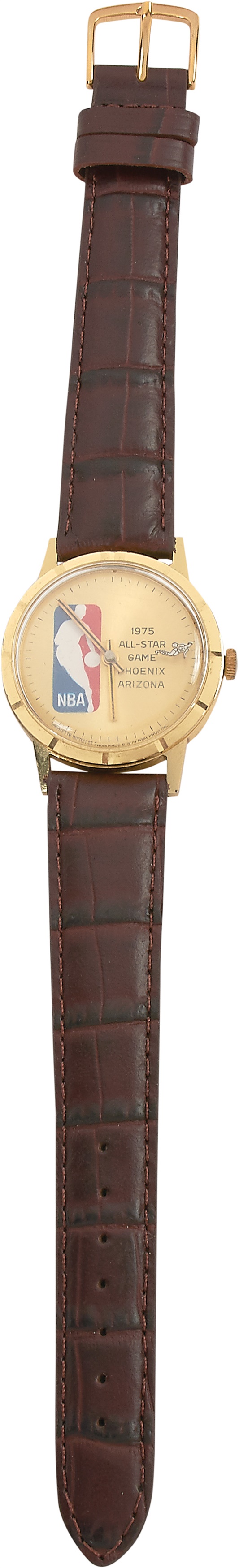 Basketball - Steve Mix 1975 All-Star Game Watch with His Letter