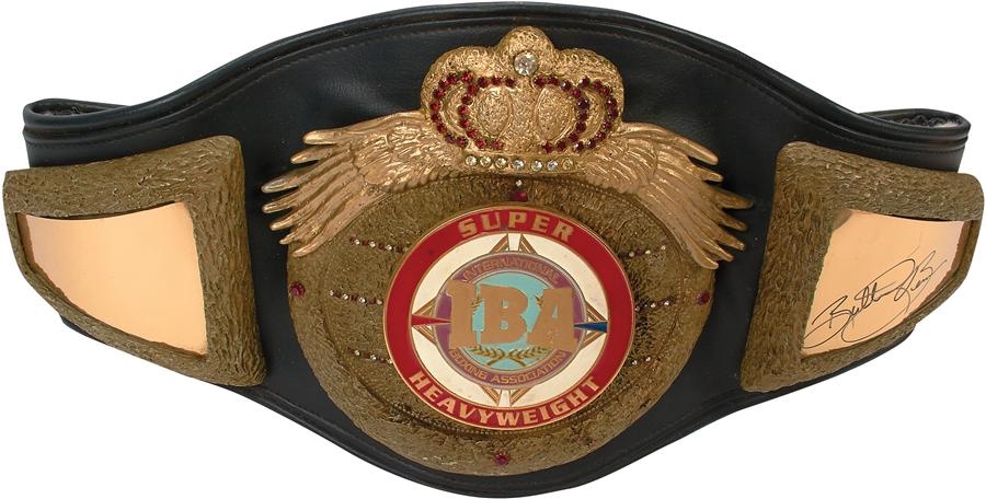 - "Butterbean" Set of Five Championship Boxing Belts - Obtained Directly from Eric "Butterbean" Esch with His Signature on Each