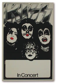 KISS - 1975 KISS Concert Tour Poster