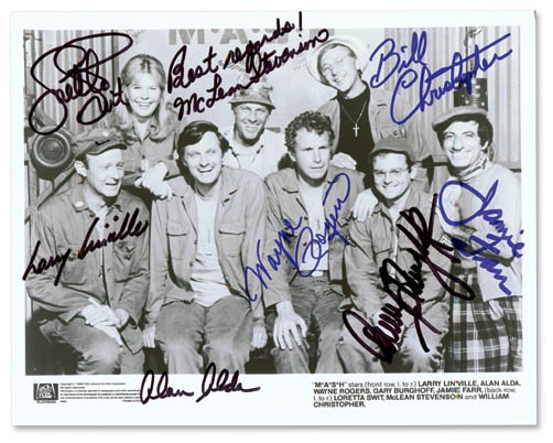 - Cast of M*A*S*H Signed Glossy