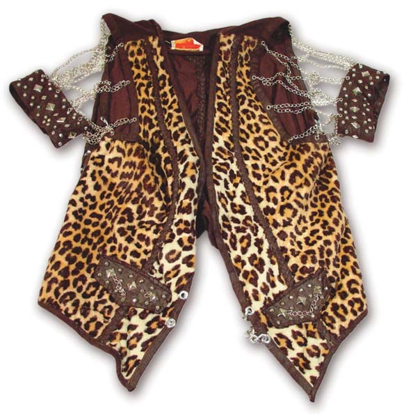 - Paul Stanley Stage Worn Leopard Vest