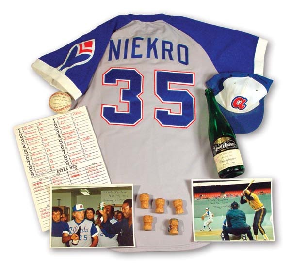 - 1979 Phil Niekro 200th Win Game Collection