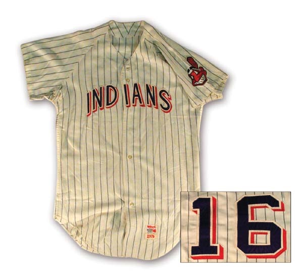 Cleveland Indians Game Used Jerseys and Misc