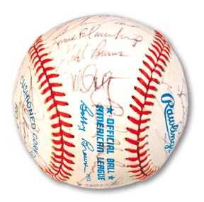 Autographed Baseballs - 1989 Oakland Athletics Team Signed Baseball