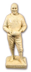 Football - 1931 Knute Rockne Memorial Statue (11" tall)