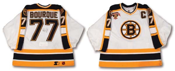 Hockey Sweaters - 1998-99 Ray Bourque Game Worn Boston Bruins Jersey