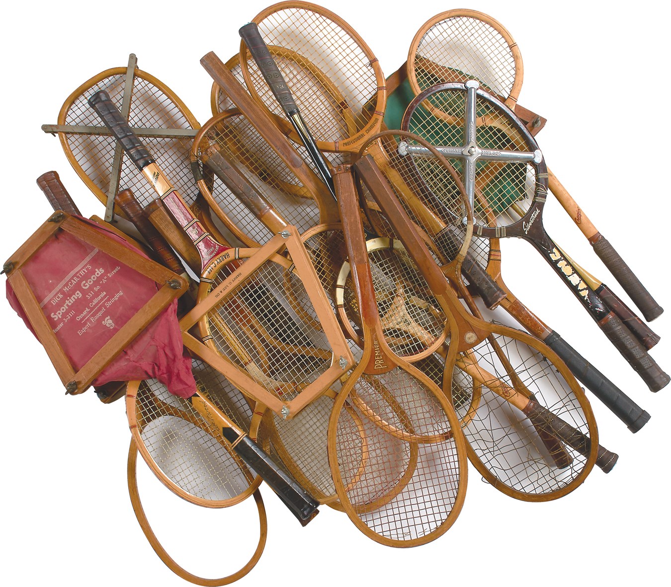 Antique Sporting Goods - Fine Early Tennis Racquet Collection (100+)