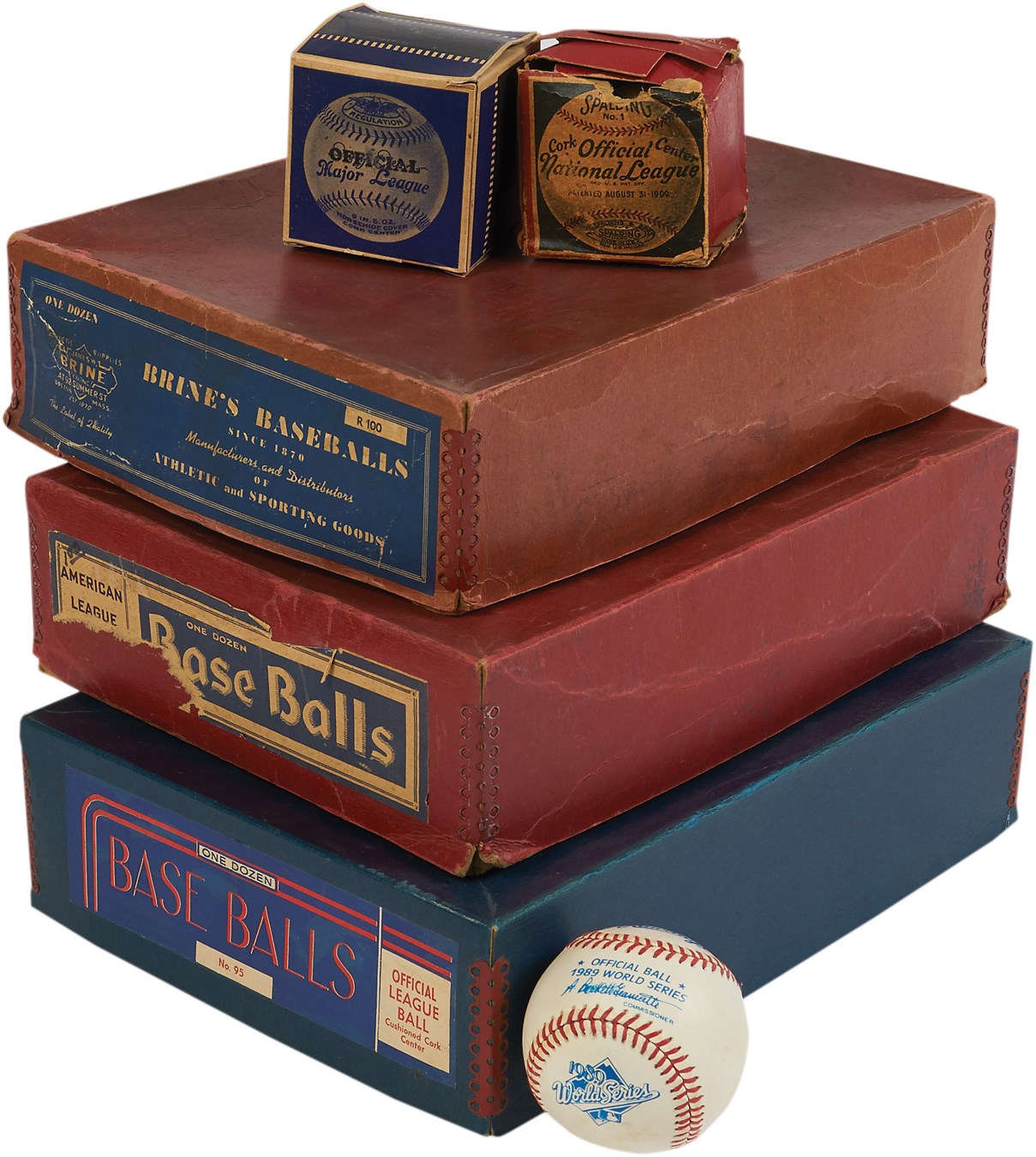 Antique Sporting Goods - Vintage Baseball Collection w/Rare 1914-16 John Tener ONL (45)