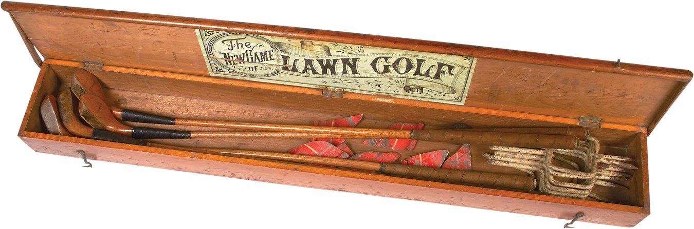 - 1880s "The First Lawn Golf Game" by R.H. Ayres