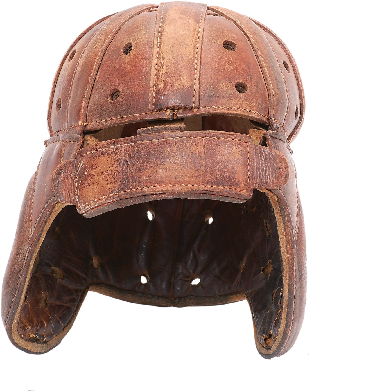 Antique Sporting Goods - 1920s Knute Rockne Endorsed Wilson Helmet