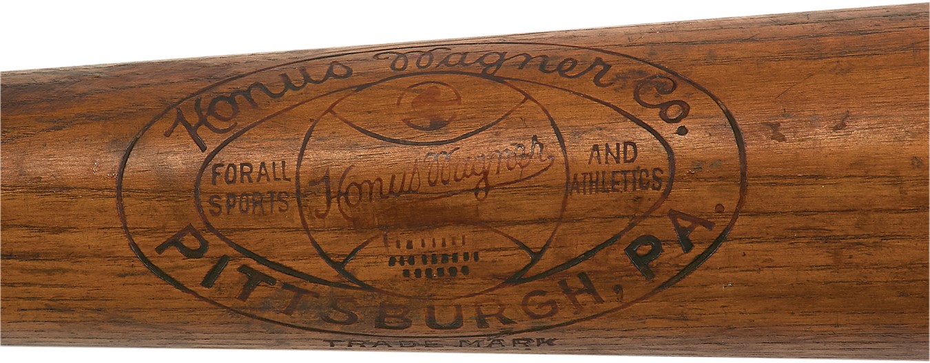 Antique Sporting Goods - 1930s Honus Wagner Bat Company Bat