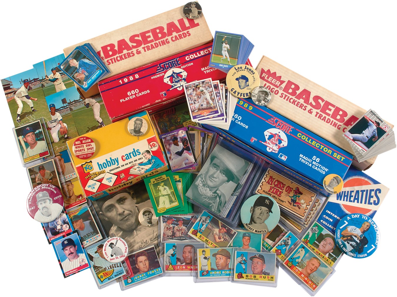 Baseball and Trading Cards - 1950s-90s Unusual Baseball and Non-Sport Card Collection with Complete 1962 Topps Civil War News Set