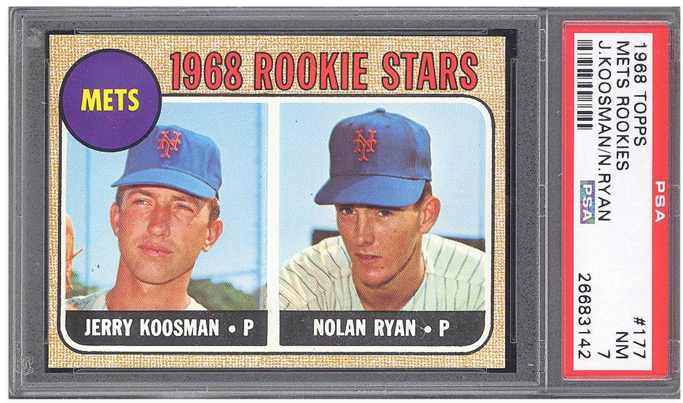 Baseball and Trading Cards - 1968 Topps Very High Grade Complete Set (598) with (6) PSA Graded