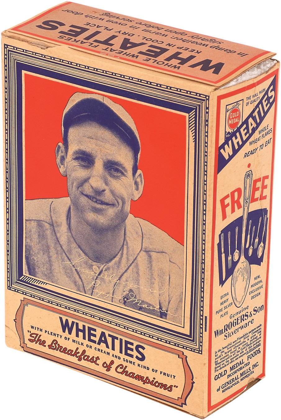 Baseball and Trading Cards - Pepper Martin 1935 Wheaties Series-1 Complete Box - Nicest One!