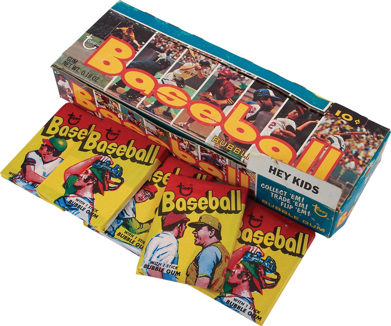 1973 Topps Baseball Series 2 Wax Box with 24 Unopened Packs