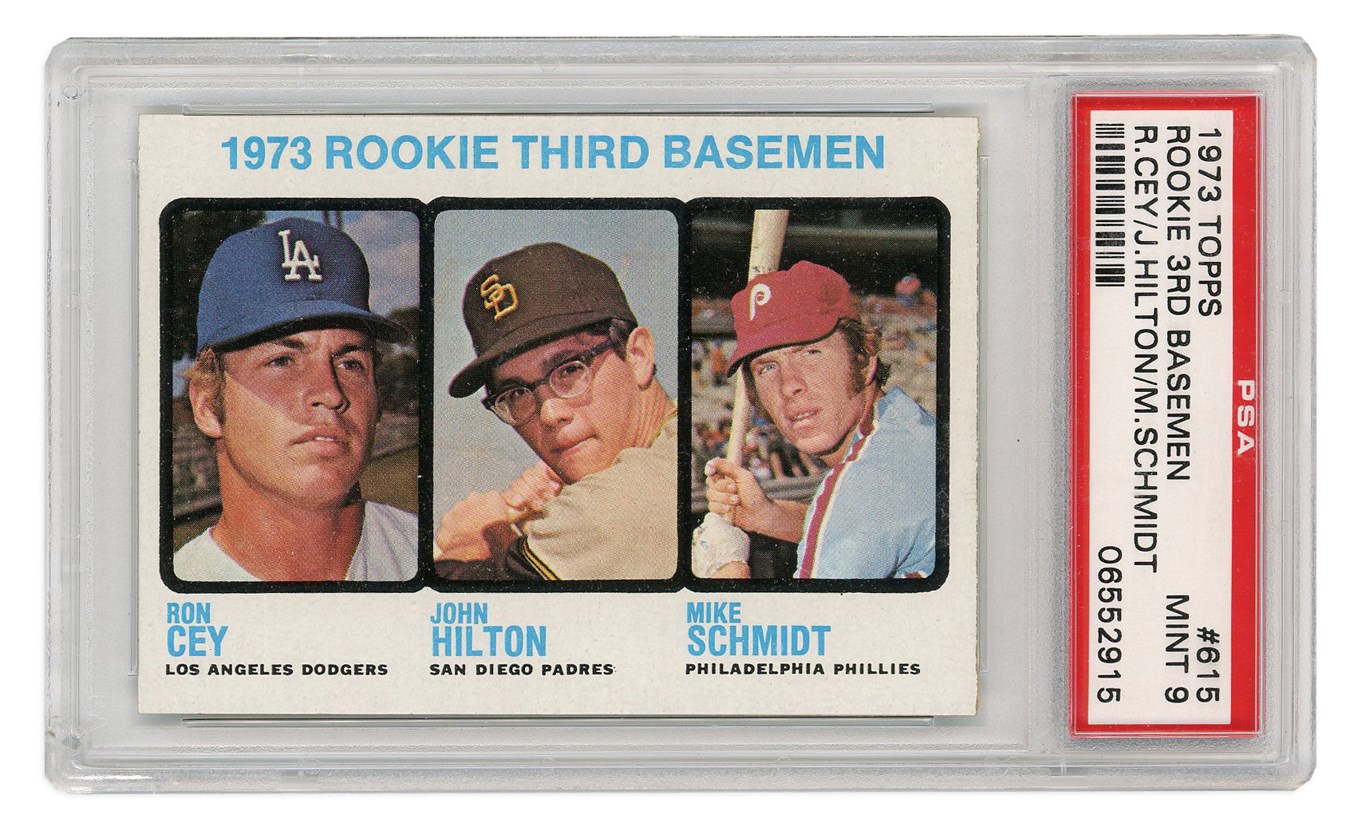 Baseball and Trading Cards - 1973 Topps Mike Schmidt Rookie PSA MINT 9