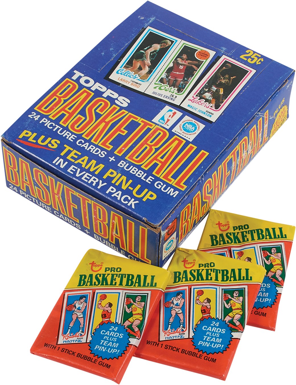 1980-81 Topps Basketball Wax Box with 36 Unopened Packs