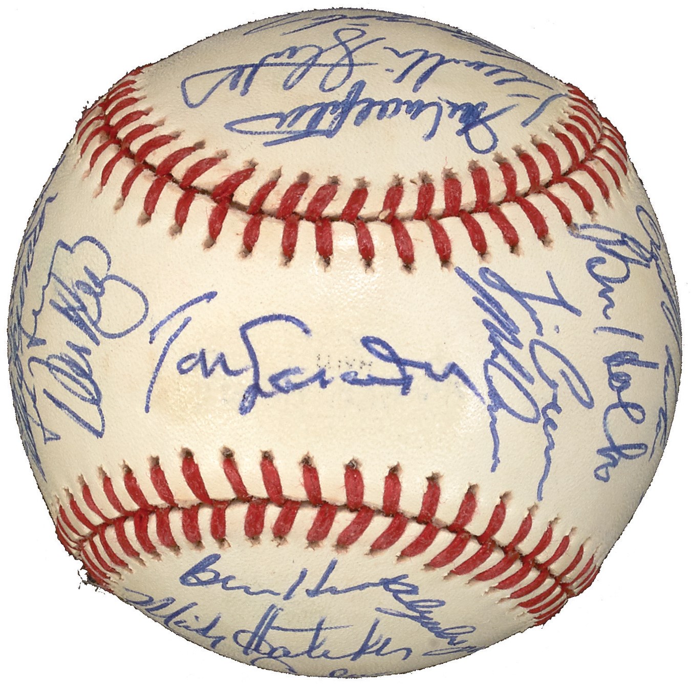 High Grade 1988 Los Angeles Dodgers World Champions Team-Signed Baseball