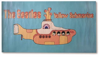 The Beatles - The Beatles' "Yellow Submarine" Promo Poster