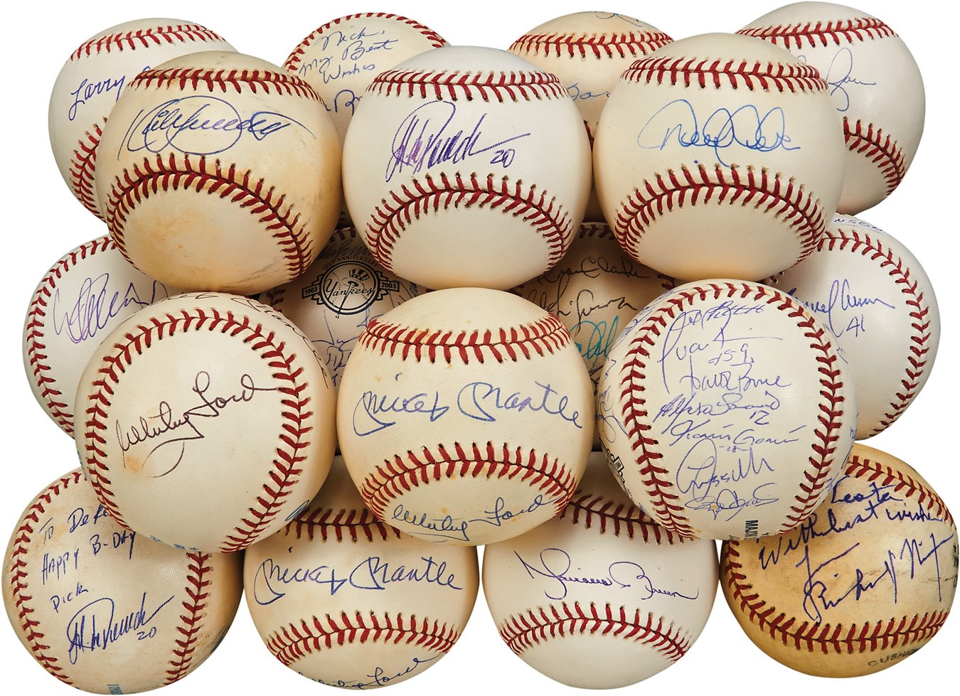 - Fantastic Signed Baseball Collection from ex-NY Yankee (425+)