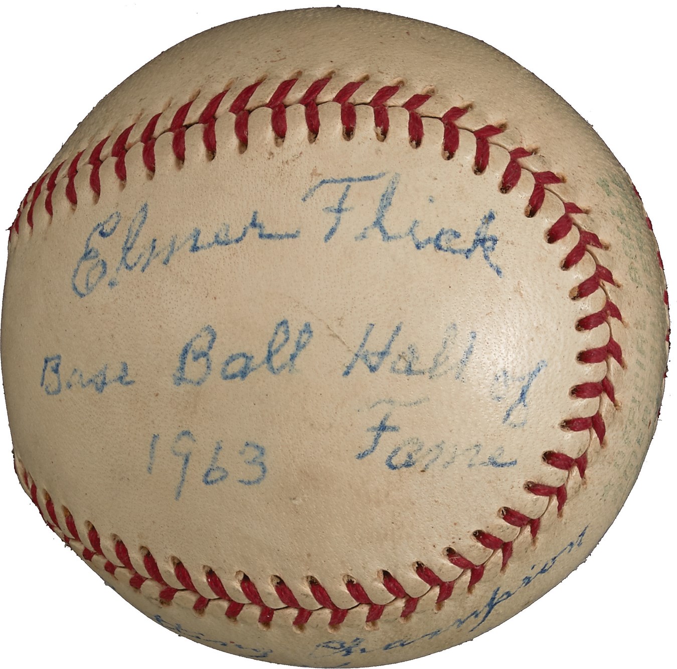 Elmer Flick Single-Signed Baseball (PSA)
